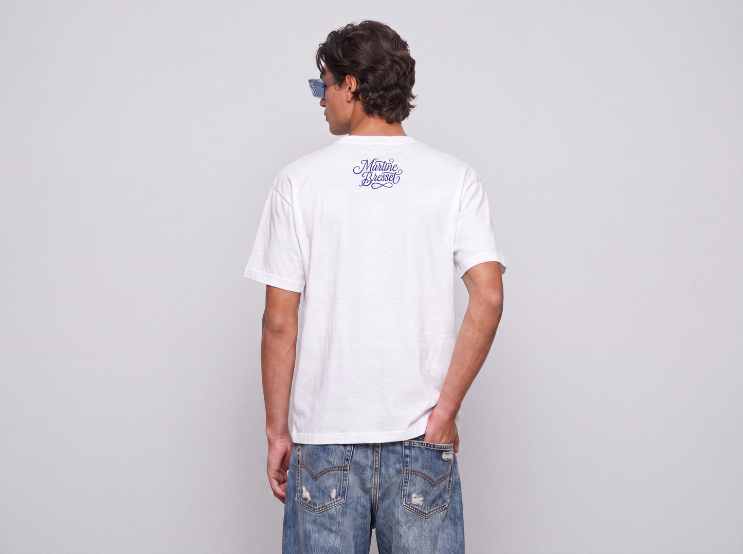 T-SHIRT À LOGO MB EFFET STYLO BILLE